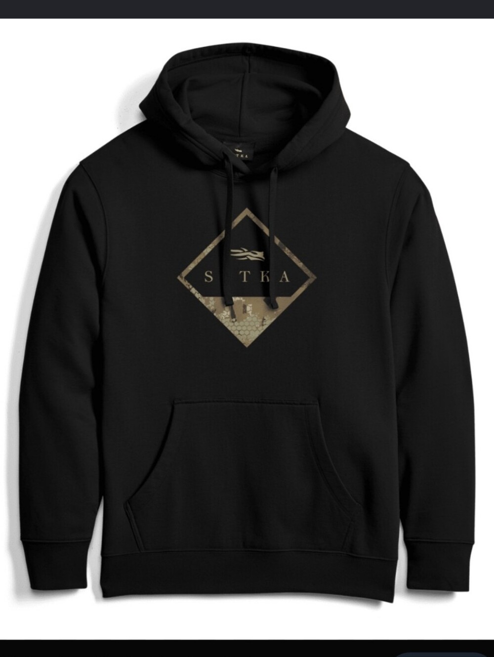 Sitka Gear Optifade Diamond Badge Pullover Hoodie XXL Black